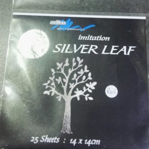 Silver or Gold leaf  25 sheets